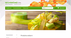 Desktop Screenshot of geschenkband.com